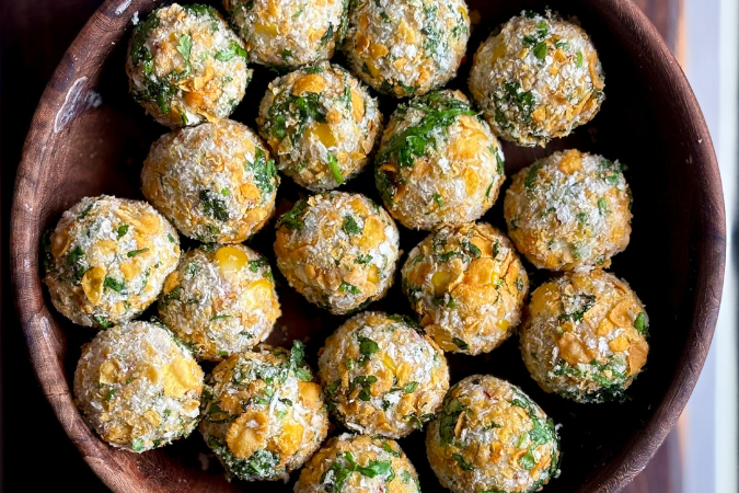 Frischkäsepralinen
